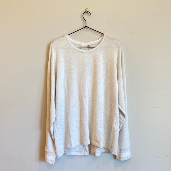 RAG & BONE Reily Split Back Long Sleeve Top - Picture 3 of 13